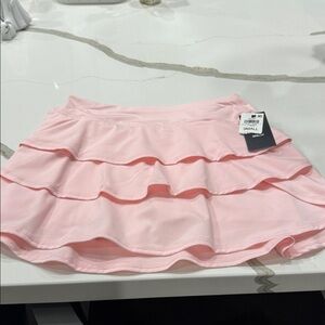 Ideology Pink Ruffled Skort